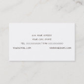 Waterverf Zonnebloem Visitekaartje (Achterkant)