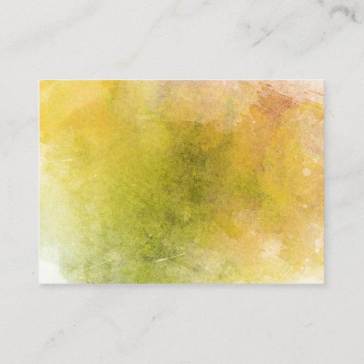 Waterverf Zonnebloemen Baby Raffle Tickets Informatiekaartje (Achterkant)