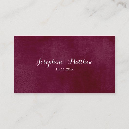 Waterverf Zonnebloemen Bloemen Bloemen Bruiloft We Visitekaartje (Achterkant)