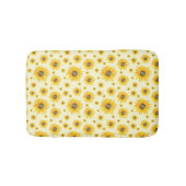 Waterverf Zonnebloemen Bloempatroon Badmat (Voorkant)