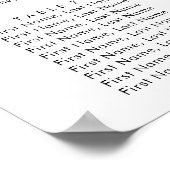 waterverf zonnebloemen bruiloft poster (Hoek)