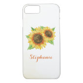 Waterverf zonnebloemen Case-Mate iPhone case (Achterkant)
