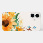 Waterverf Zonnebloemen Case-Mate iPhone Case (Achterkant (horizontaal))