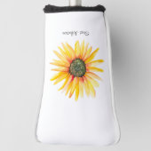 Waterverf zonnebloemen dames golfheadcover (Draai 90)