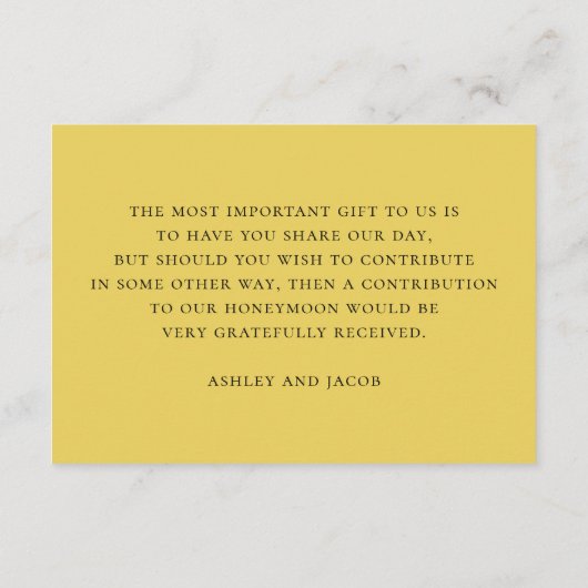 Waterverf zonnebloemen die het goed wensen. Rustie Informatiekaartje (Achterkant)