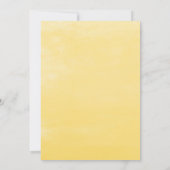 Waterverf Zonnebloemen Eucalyptus Menu Kaart (Achterkant)