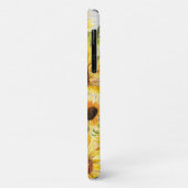 Waterverf Zonnebloemen Floral Rustic Wood Land Case-Mate iPhone Case (Achterkant/links)