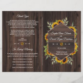 Waterverf zonnebloemen Geometrisch Old Barn Progra (Voorkant)