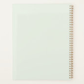 Waterverf Zonnebloemen Gepersonaliseerd Planner (Achterkant)