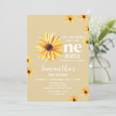 Waterverf Zonnebloemen is niet mooi jarig Kaart (Staand voorkant)