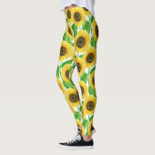 Waterverf zonnebloemen leggings (Links)