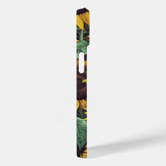 Waterverf Zonnebloemen Persoonlijke Sjabloon Case-Mate iPhone Case (Achterkant / Rechts)