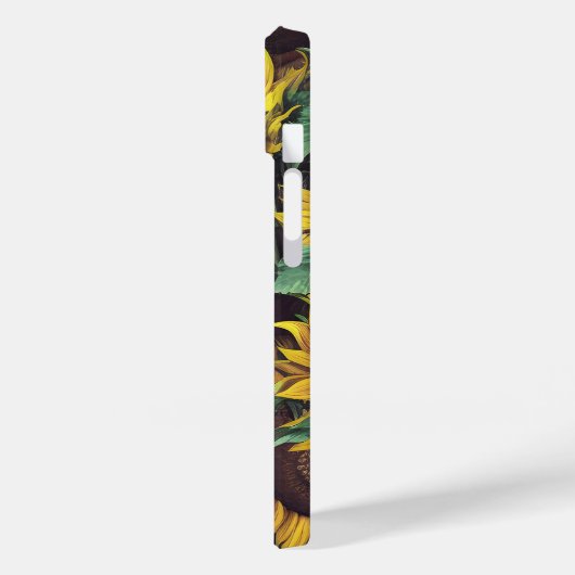 Waterverf Zonnebloemen Persoonlijke Sjabloon Case-Mate iPhone Case (Achterkant / Links)