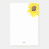 Waterverf zonnebloemen post-it® notes (Voorkant)