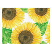 Waterverf zonnebloemen tafelkleed (Voorkant (Horizontaal))