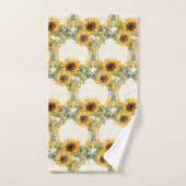 Waterverf Zonnebloemen Van Gogh Style Bad Handdoek (Handdoek)