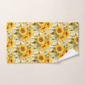 Waterverf Zonnebloemen Van Gogh Style Bad Handdoek (Handdoek)