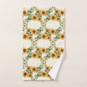 Waterverf Zonnebloemen Van Gogh Style Bad Handdoek (Handdoek)