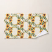 Waterverf Zonnebloemen Van Gogh Style Bad Handdoek (Handdoek)