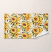 Waterverf Zonnebloemen Van Gogh Style Bad Handdoek (Handdoek)