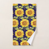 Waterverf Zonnebloemen Van Gogh Style Bad Handdoek (Handdoek)