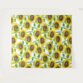 Waterverf zonnebloemen wandkleed (Voorkant (horizontaal))