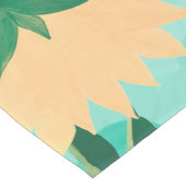  waterverf Zonnebloemen, Zonnebloem en Poppy Bloem Medium Tafelloper (Hoek)