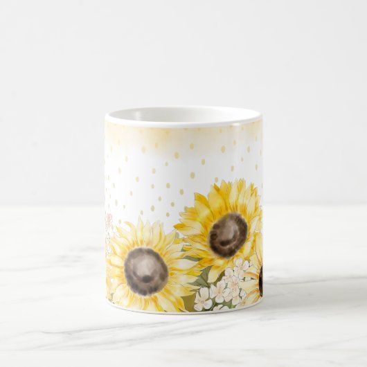 Waterverf Zonnebloemkool Mok (Center)