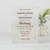 Waterverf zonnebloempel achtergrond kaart (Staand voorkant)