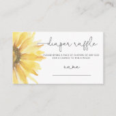 Waterverf zonnebloempitten voor luzerne informatiekaartje (Voorkant)