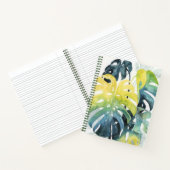 Waterverf zonnepalmbladeren notitieboek (Binnen)