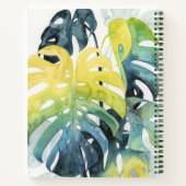 Waterverf zonnepalmbladeren notitieboek (Achterkant)