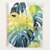 Waterverf zonnepalmbladeren planner (Voorkant)