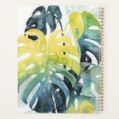 Waterverf zonnepalmbladeren planner (Achterkant)