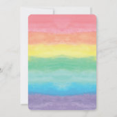 Waterverf Zonneschijn en Regenboog Verjaardag Kaart (Achterkant)