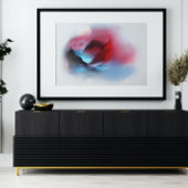 Waterverf Zonneschilderingen natuurlijke bergvogel Canvas Afdruk