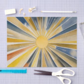 Waterverf zonnevlam tissuepapier (Craft)