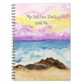 Waterverf Zonnevrije Zelf begint bij mij Notitieboek (Voorkant)