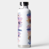 WATERVERF ZONSONDERGANG OP TROPISCH STRAND DOOR OC WATERFLES (Rechts)