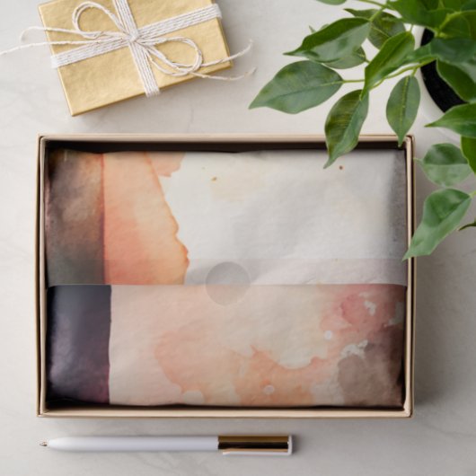 Waterverf Zonsondergang Serie Ontwerp 12 Tissuepapier (Geschenk)