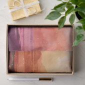 Waterverf Zonsondergang Serie Ontwerp 3 Tissuepapier (Geschenk)