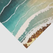 Waterverf Zonsondergang Serie Ontwerp 6 Tissuepapier (Detail)