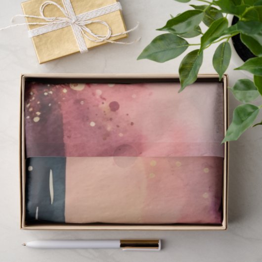 Waterverf Zonsondergang Serie Ontwerp 9 Tissuepapier (Geschenk)