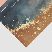 Waterverf Zonsondergang Serie Ontwerp 9 Tissuepapier (Detail)