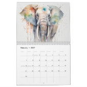 Waterverf Zoo Vrienden Kalender (Feb 2027)