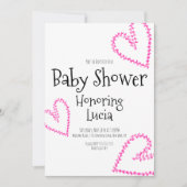 Waterverf Zorgt voor Baby shower van grote liefde Kaart (Voorkant)