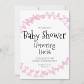 Waterverf Zorgvuldig Baby shower Kaart (Voorkant)