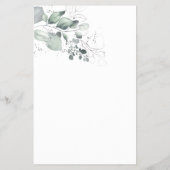 Waterverf Zou ze liever een douchespelkaart hebben Flyer (Achterkant)