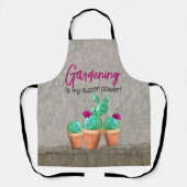 Waterverf - Zuidwest-bloeiende Cactus Rustic Schort (Voorkant)