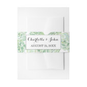 waterverf zuigbuikband uitnodigingen wikkel (Voorkant Voorbeeld)